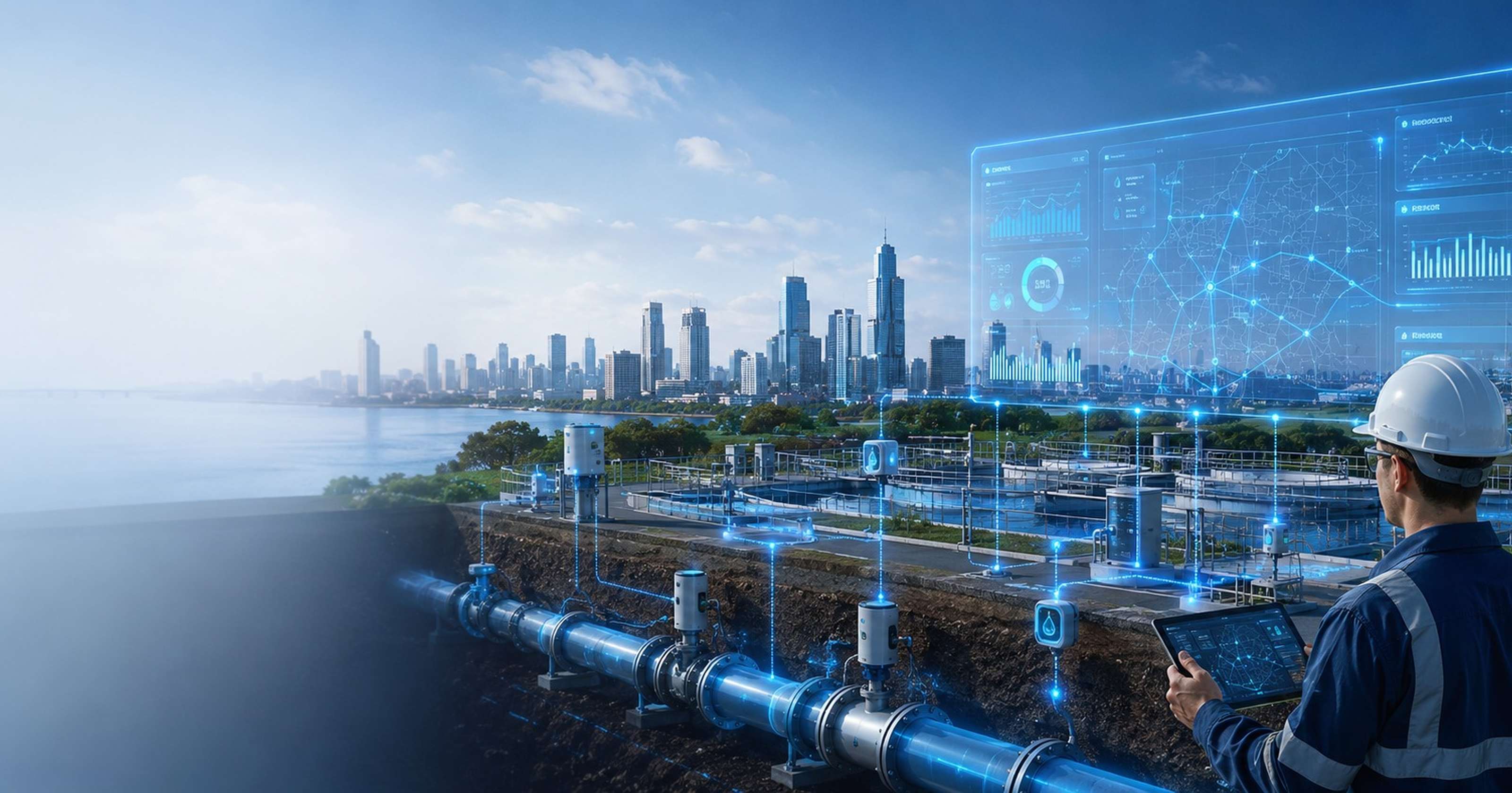 Redes de agua inteligentes: cómo la transformación digital reduce la pérdida de agua y mejora el rendimiento de las empresas de servicios públicos